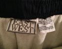 NEW Mens L Blue/White Stripe HEAVY Lined Wind Pant