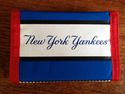 Mens Nylon Wallet MLB New York Yankees Velcro Trif