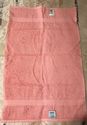 ONE VINTAGE PINK TERRY CLOTH GUEST HAND TOWEL FOR 