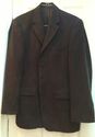 38 R Alfani NAVY BLUE sport coat suit jacket blaze