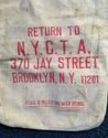 MTA NYC TRANSIT AUTHORITY VINTAGE MONEY BAG USED 3