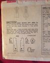 VINTAGE 1967 MISSES DRESS SEWING PATTERN 7072 SIMP