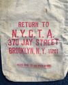 MTA NYC TRANSIT AUTHORITY VINTAGE MONEY BAG USED 3