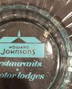 Original Vintage Howard Johnson's Round Clear Glas