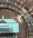 Original Vintage Howard Johnson's Round Clear Glas