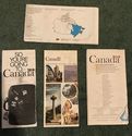 Vintage 1970s Canada Tourism Items - 2 Travel Broc