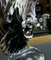 12 INCH TALL GLASS EAGLE SCULPTURE FROM MURANO ITA