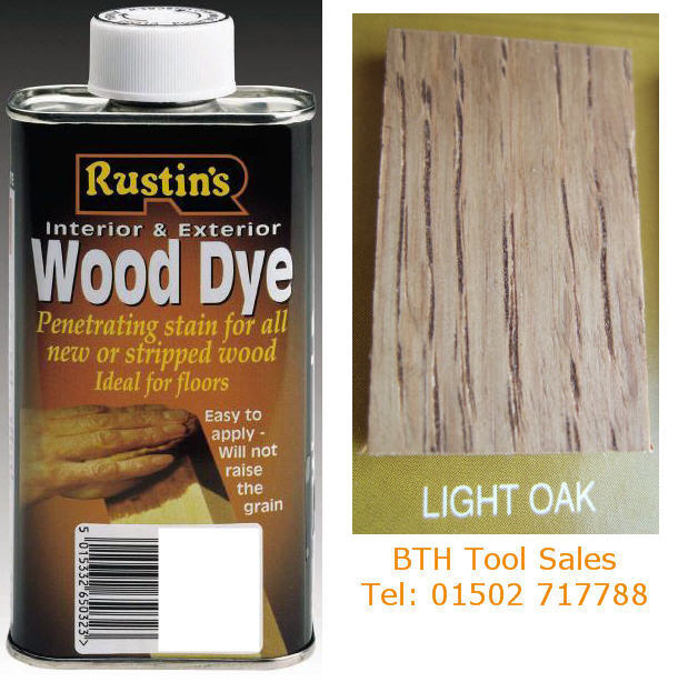 Rustins Light Oak Wood Dye/Stain, For Floors etc 1L | eBay