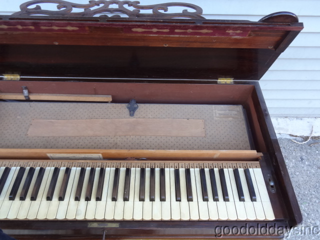 Melodeon+Style+Pump+Organ+Circa+1850-1871