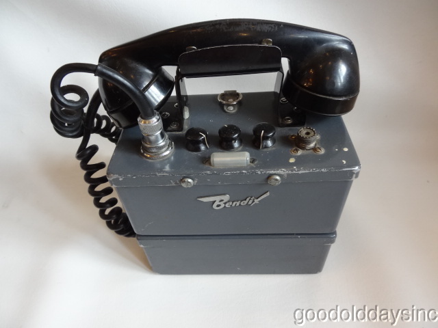 Rare Vintage Bendix Handie Talkie Style Radio Phone - Walkie Talkie