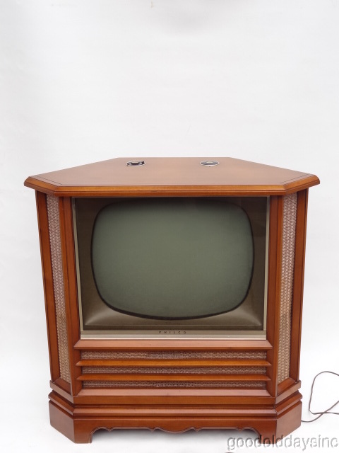 Vintage Philco Predicta Corner Model Television - Works Bright TV