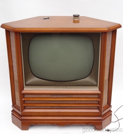 【ヴィンテージテレビ】PHILCO（フィルコ）Predicta Vintage Philco Predicta Corner Model Television - Works Bright TV