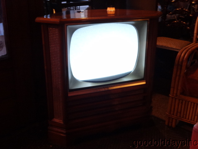 Vintage Philco Predicta Corner Model Television - Works Bright TV