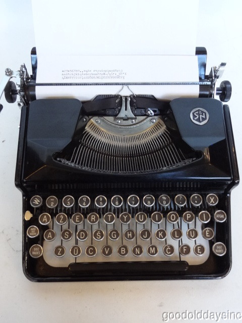 1938 Erika No.5 Typewriter Siedel & Naumann serial number