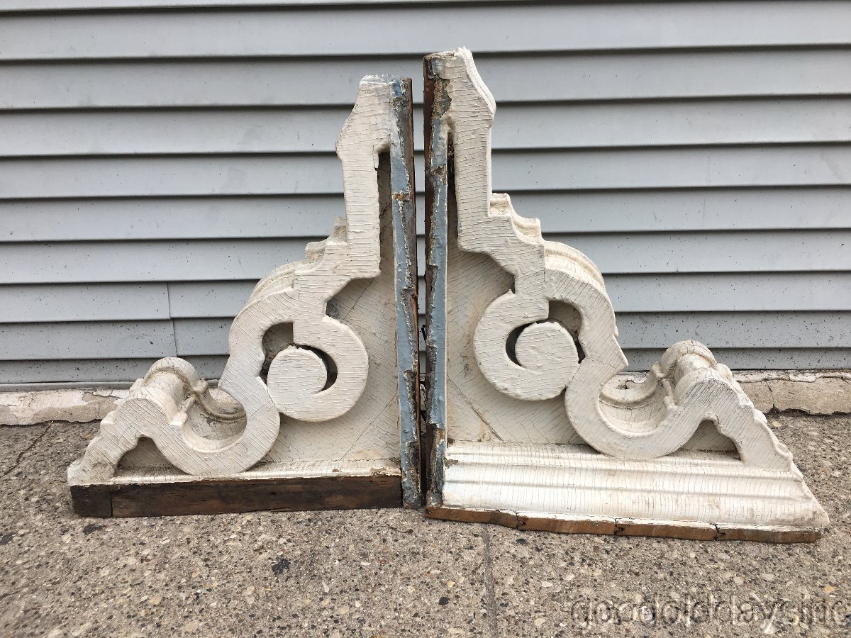 Large Wooden Antique Corbels From Chicago 1870 S Ebay