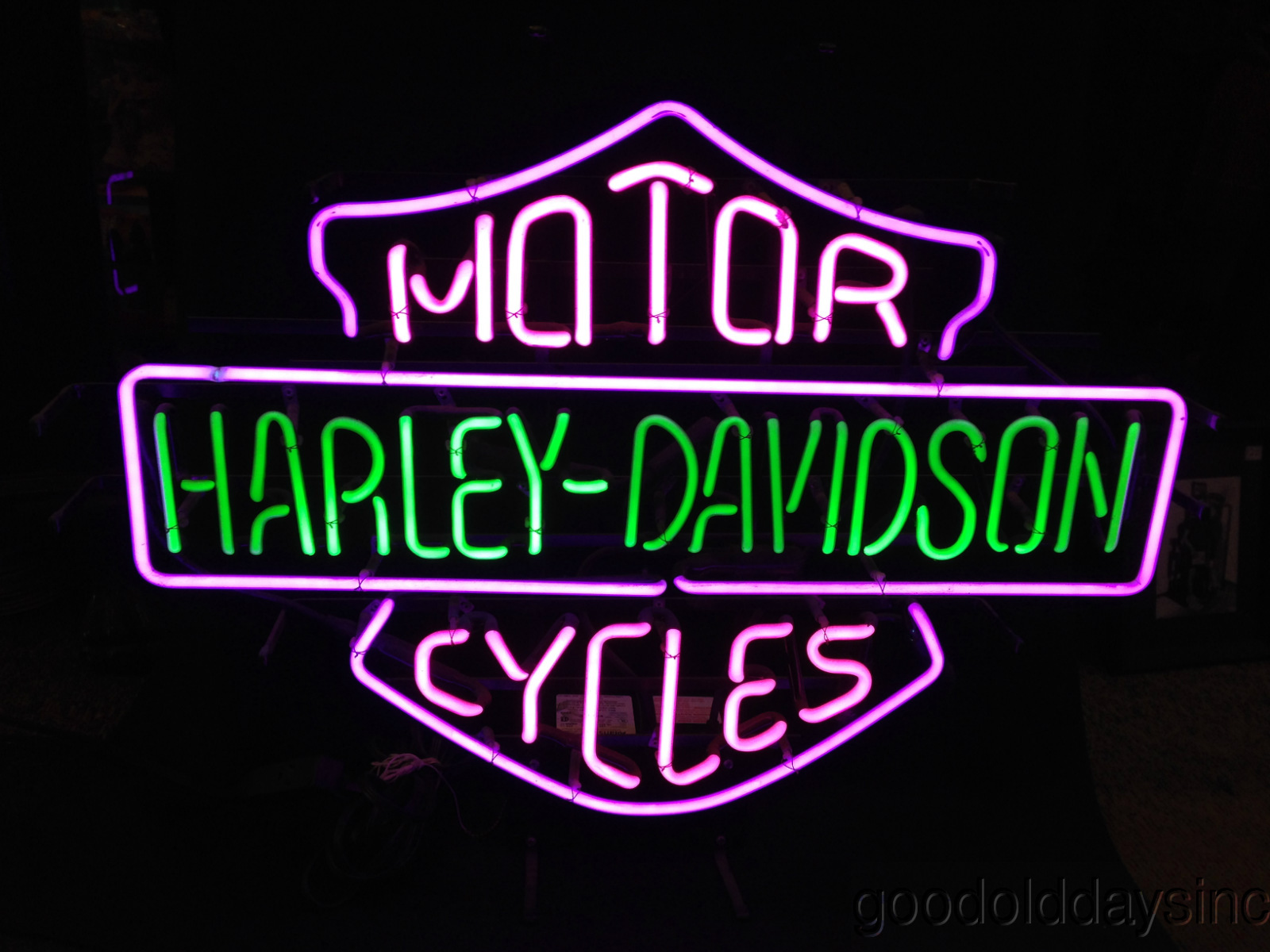 Harley+Davidson+Neon+Sign+-+Light