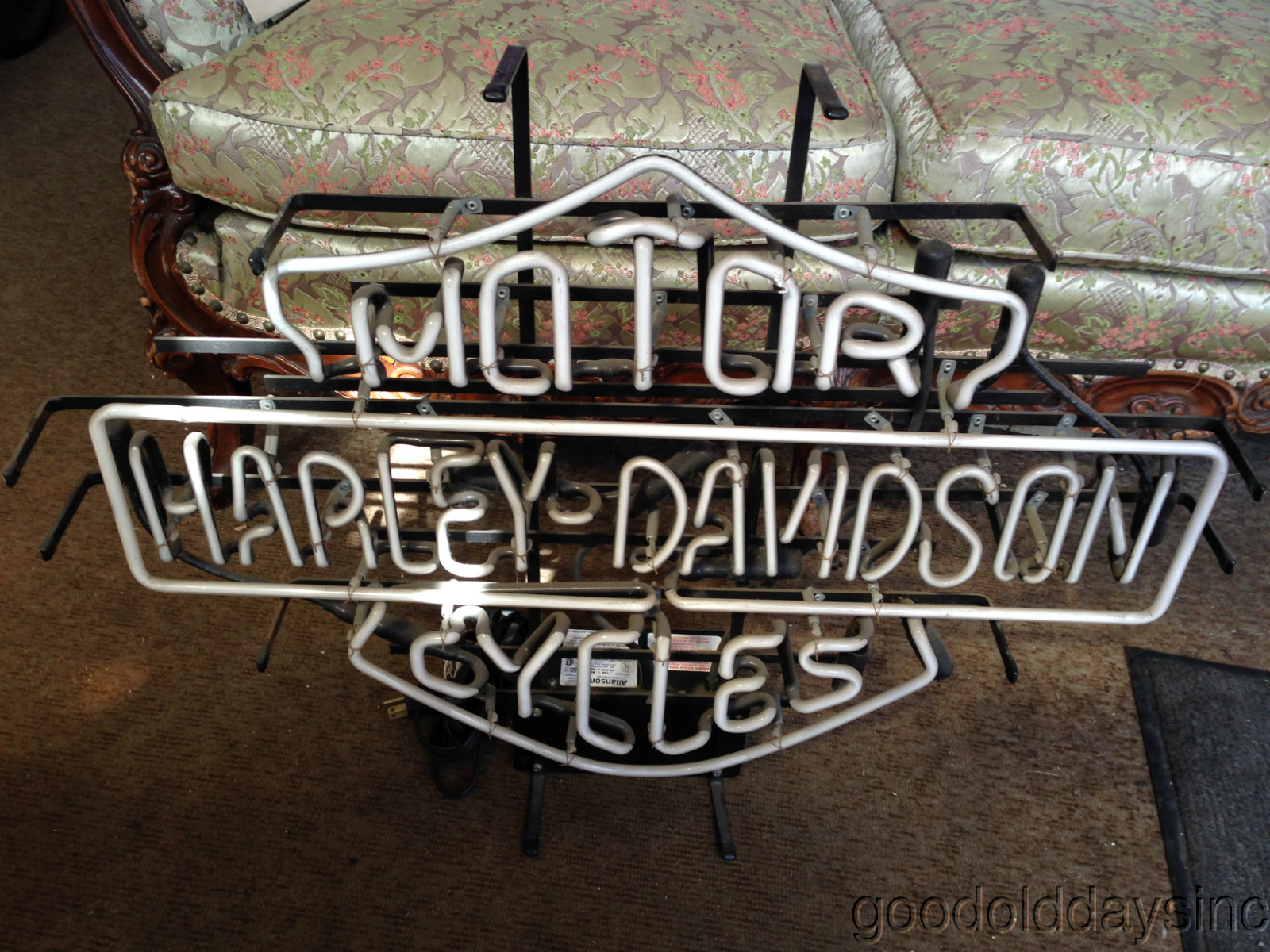 Harley Davidson Neon Sign - Light
