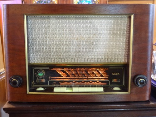 1954 Saba Bodensee W3 Radio Fully Restored and Working Great with Input AM/FM/SW/AUX