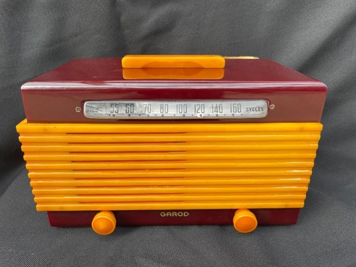 Vintage Garod Catalin Bakelite Tube Radio