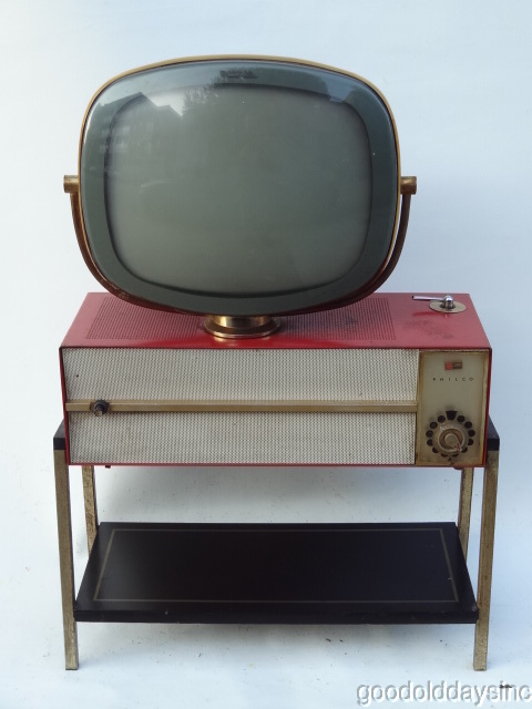 Original+Vintage+Philco+Predicta+TV++-+Television+Stand/Table+-+MCM