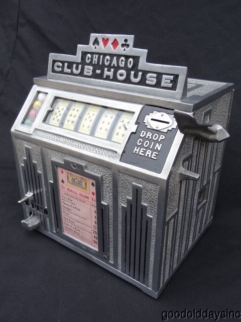 Chicago Club House Poker Trade Stimulator - Daval Manufacturing Co. circa 1932-1934