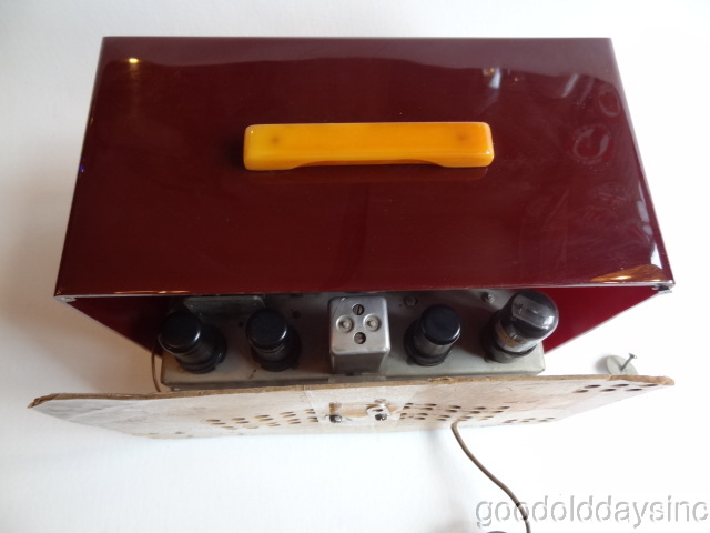 Beautiful Vintage Garod Catalin Bakelite Tube Radio - Electronically Restored