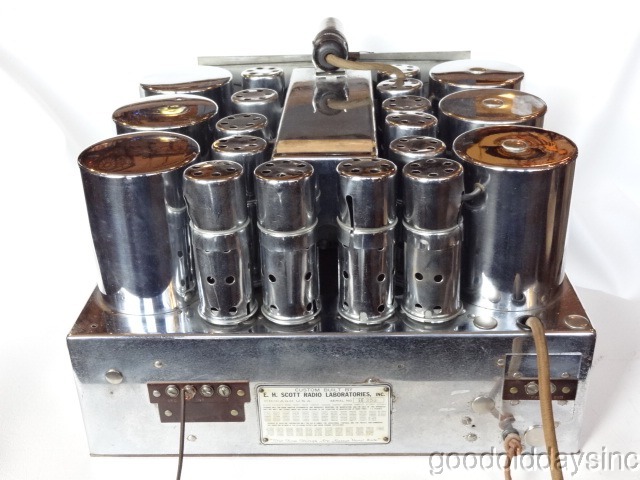 1938 E.H. Scott Phantom Deluxe Radio - Restored and Working - 20 Tube Radio