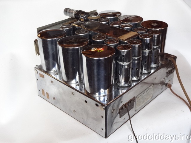 1938 E.H. Scott Phantom Deluxe Radio - Restored and Working - 20 Tube Radio
