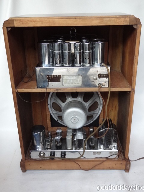 1938 E.H. Scott Phantom Deluxe Radio - Restored and Working - 20 Tube Radio