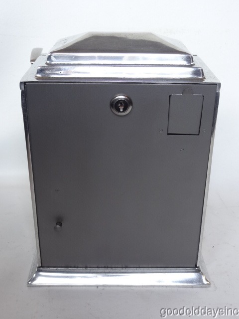 Trade Stimulator circa 1930-1935 Art Deco Gumball Slot Machine Buckley Ball Gum