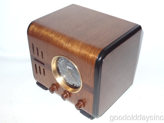 1937 Zenith Cube Radio model 5S218 Electronically Restored w 1/8" input added