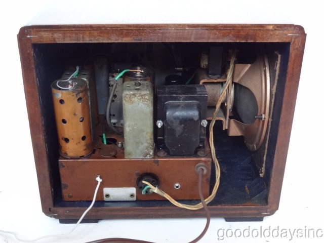 1937 Zenith Cube Radio model 5S218 Electronically Restored w 1/8" input added