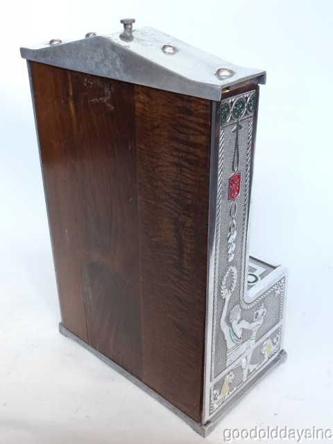 1920s Mills One Penny TARGET Trade Stimulator - Coin Drop Play for Gum & Cash