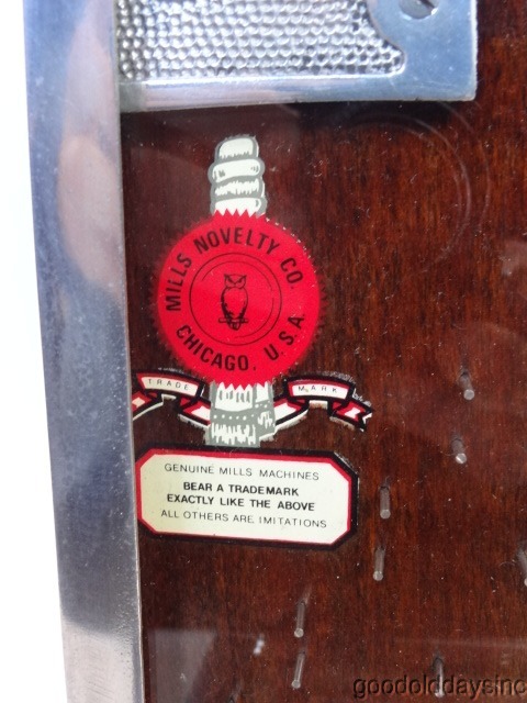 1920s Mills One Penny TARGET Trade Stimulator - Coin Drop Play for Gum & Cash