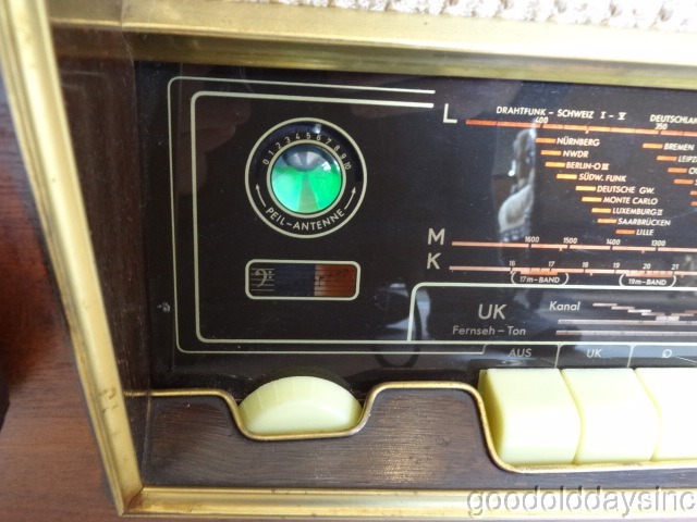 1954 Saba Bodensee W3 Radio Fully Restored and Working Great with Input AM/FM/SW/AUX