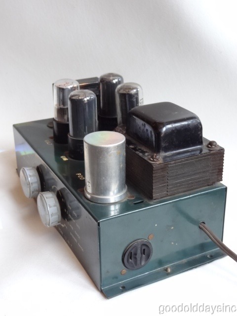 1950's David Bogen Tube Amp Amplifier Model PH10 6V6 