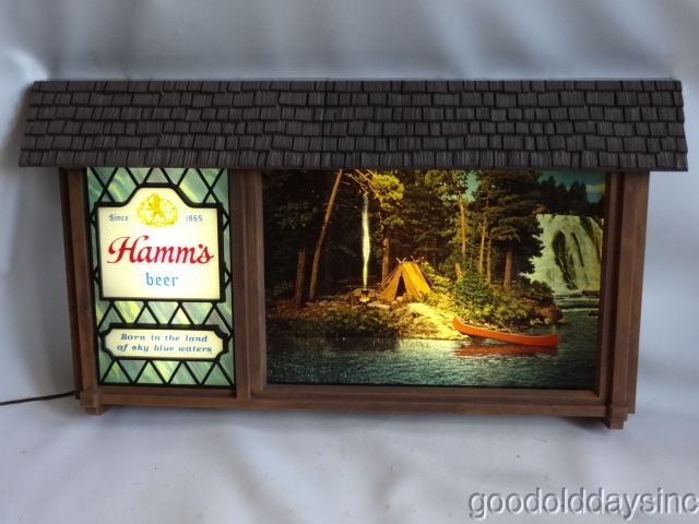 Hamm's Beer Motion Sign - Scenarama - Hamms Scene O Rama