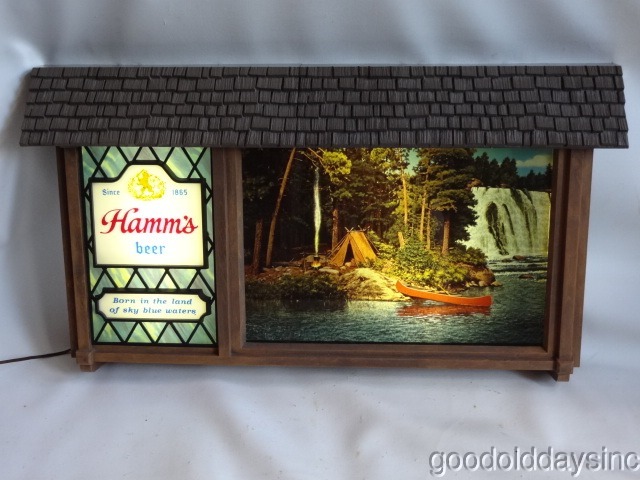 Hamm's Beer Motion Sign - Scenarama - Hamms Scene O Rama
