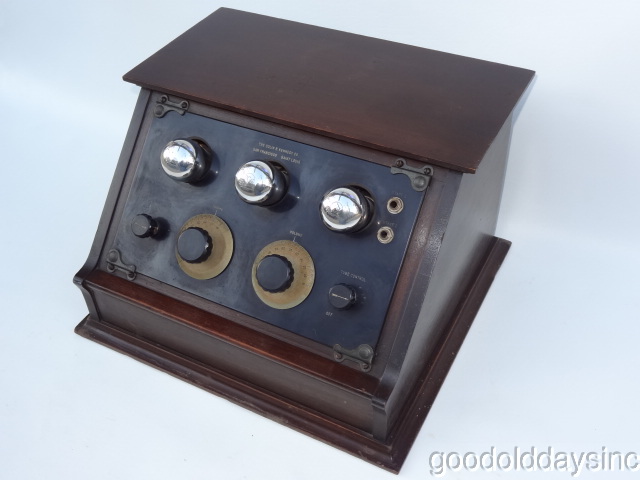 1923 Colin B. Kennedy Co. Exposed Tube Radio - St Louis & San Francisco 