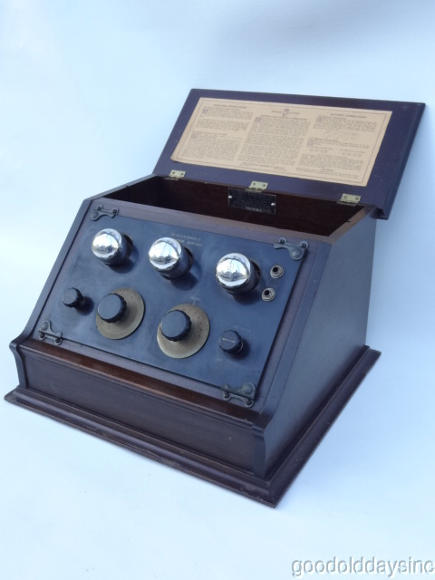 1923 Colin B. Kennedy Co. Exposed Tube Radio - St Louis & San Francisco 