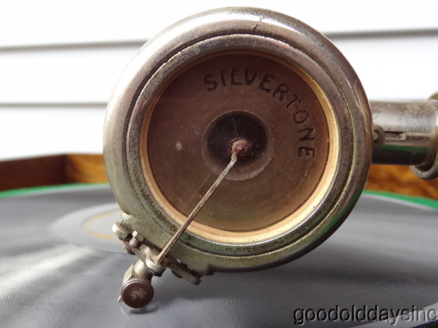 Oak Silvertone Phonograph