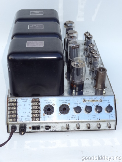 McIntosh MC-240 Stereo Vacuum Tube Power Amplifier Rare Vintage Amp MC240