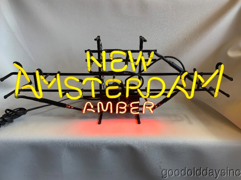 New Amsterdam Neon Beer Advertising Sign Bar Light