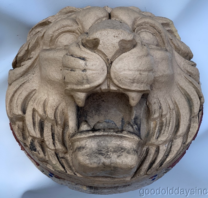 Old Chicago Terra Cotta 16" Lion Head Keystone