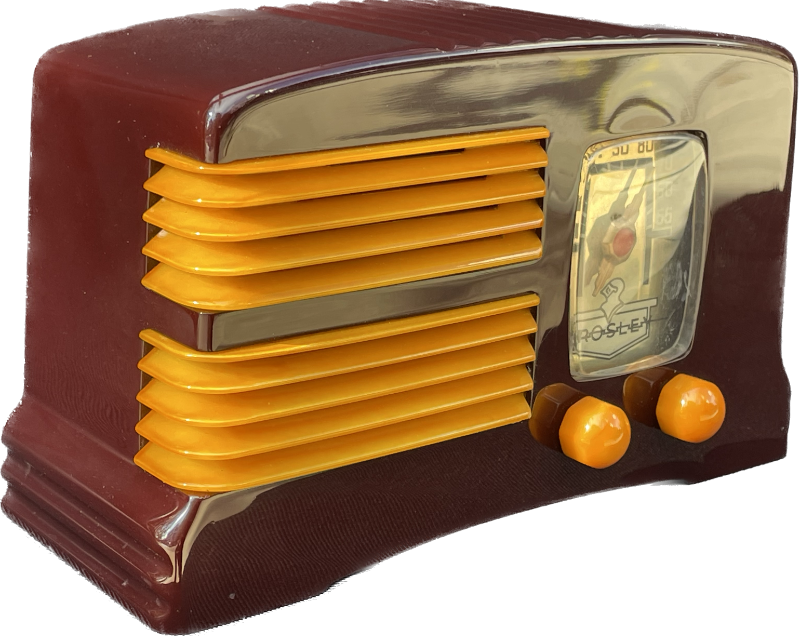 Beautiful Cute Little Antique Crosley Catalin Tube Radio 