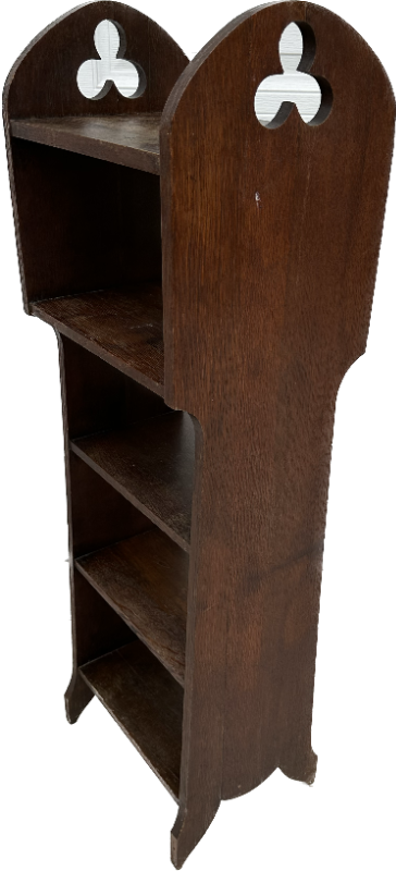 Antique Oak Arts & Crafts Mission Style Small BookShelf Bookcase