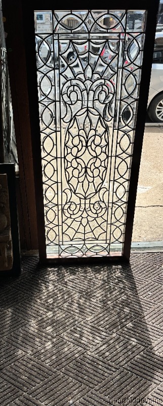 Wow Beautiful Contemporary Beveled Glass Transom Window