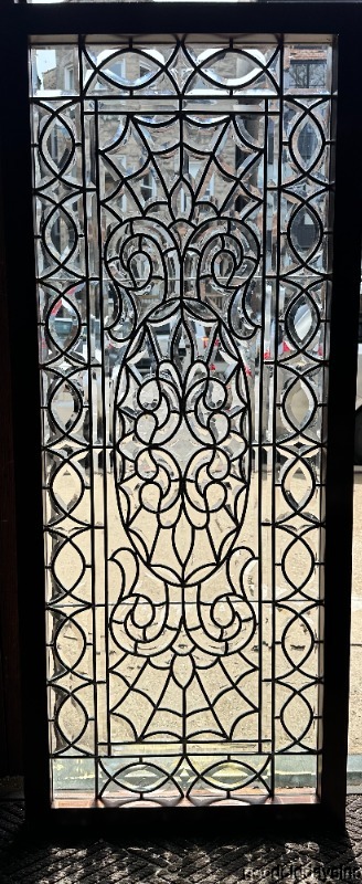 Wow Beautiful Contemporary Beveled Glass Transom Window