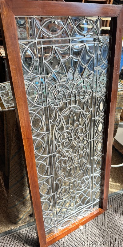 Wow Beautiful Contemporary Beveled Glass Transom Window