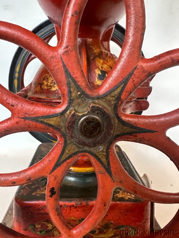 ENTERPRISE No.3 Antique Coffee Grinder/Mill Cast Iron Countertop 10 1/2" Wheels